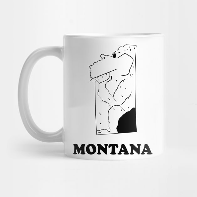 A funny map of Montana by percivalrussell